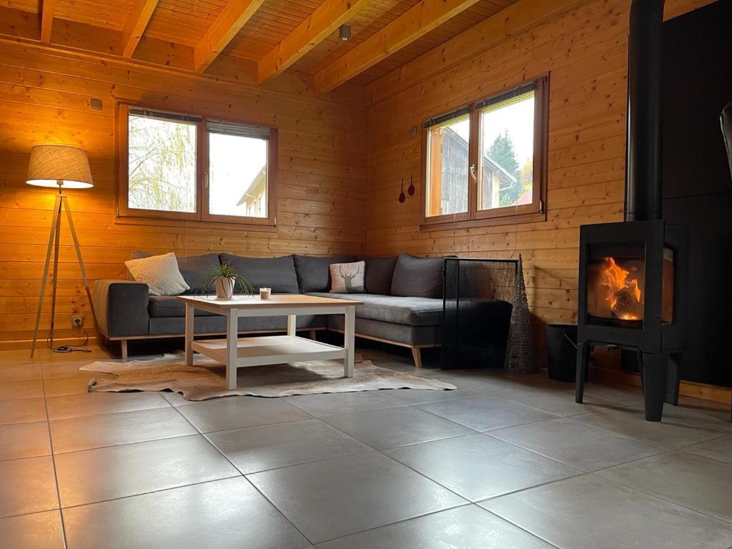 Le Chalet De La Deviniere, Bain Nordique Exterieur Chauffe Xonrupt-Longemer Kültér fotó