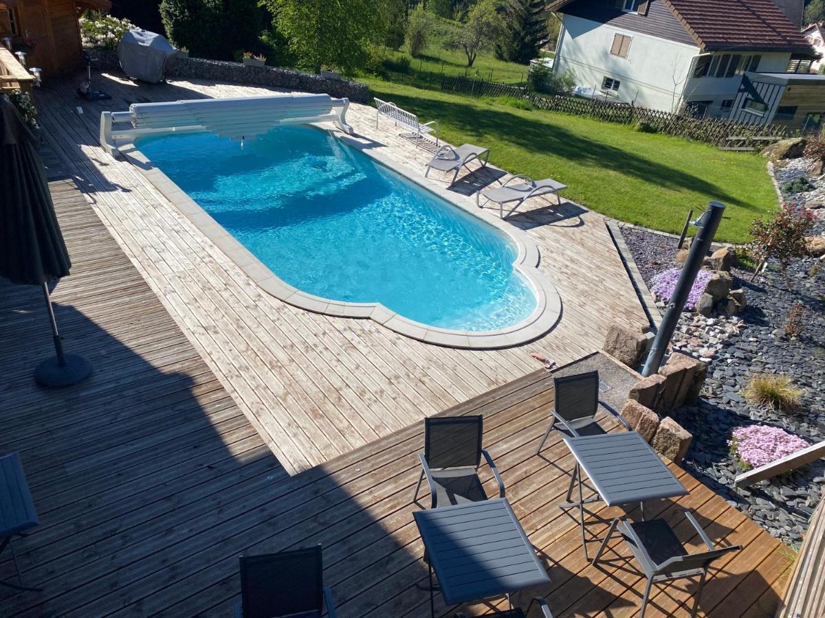 Le Chalet De La Deviniere, Bain Nordique Exterieur Chauffe Xonrupt-Longemer Kültér fotó